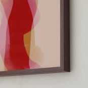 "Recollection" - Art Print in Red Velvet by Ashley Ottinger - Frame Close-up