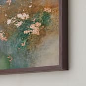 "Don't Fear Aging" - Art Print in Dusty Sage by Christine Olmstead - Frame Close-up