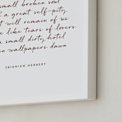 "Custom Quotes" - Custom Print in Rustique by Minted - Frame Close-up