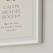 "Baby's Bear: Custom Print" - Custom Print in Frost by Becky Nimoy - Frame Close-up