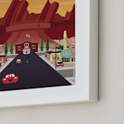 "Stop Over In Radiator Springs" - Art Print in Desert by Erica Krystek - Frame Close-up