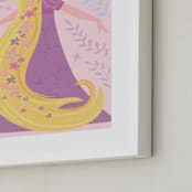 "Dreaming Rapunzel" - Art Print in Petal by Angela Thompson - Frame Close-up