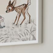"Bambi" - Art Print in Fawn by Teju Reval - Frame Close-up