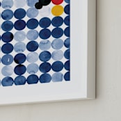 "Spot Mickey" - Art Print in Pool by Anna Joseph - Frame Close-up
