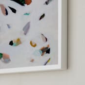"Spring Thaw I" - Art Print in Ivory by Kayla King - Frame Close-up