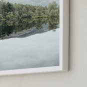 "Mirror Mirror II" - Art Print in Lake by lulu and isabelle - Frame Close-up