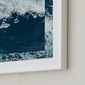 "Waves 1" - Art Print in Marine by lulu and isabelle - Frame Close-up
