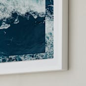 "Waves 1" - Art Print in Marine by lulu and isabelle - Frame Close-up