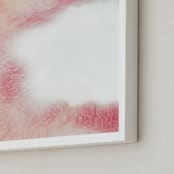"Agate" - Art Print in Rose Quartz by Erin Deegan - Frame Close-up