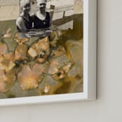 "Summer Long Forgotten" - Art Print in Vintage Paper by raven erebus - Frame Close-up