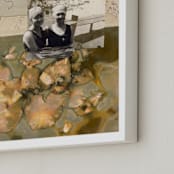 "Summer Long Forgotten" - Art Print in Vintage Paper by raven erebus - Frame Close-up