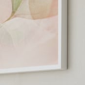 "Sweet Memories II" - Art Print in Peach by Lisa Sundin - Frame Close-up