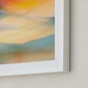 "Rays of Gold 1" - Art Print in Golden Rays by Helen Makadia - Frame Close-up