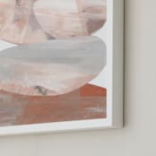 "Shaped by Nature" - Art Print in Clay by Agnes Pierscieniak - Frame Close-up