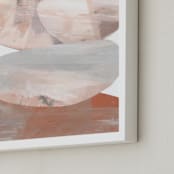 "Shaped by Nature" - Art Print in Clay by Agnes Pierscieniak - Frame Close-up