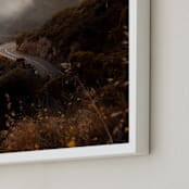 "Yerba Buena Rd" - Art Print in Pavement by Megan DiVita - Frame Close-up