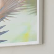 "electric palms" - Art Print in modern mauve by Alicia Abla - Frame Close-up