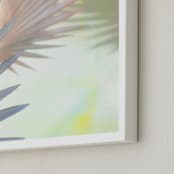 "electric palms" - Art Print in modern mauve by Alicia Abla - Frame Close-up