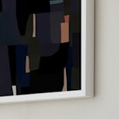 "paper tapestry II" - Art Print in Night by Sumak Studio - Frame Close-up