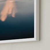 "Through" - Art Print in blush by Kamala Nahas - Frame Close-up