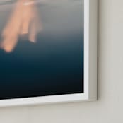 "Through" - Art Print in blush by Kamala Nahas - Frame Close-up