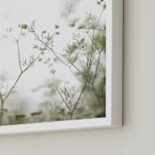"Choices" - Art Print in White by Caroline Mint - Frame Close-up