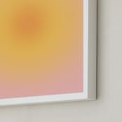 "Soft Sun" - Art Print in Sunrise by Emili Alfieri - Frame Close-up