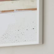 "The Weight of the Sky" - Art Print in Denim by Erin McCluskey Wheeler - Frame Close-up