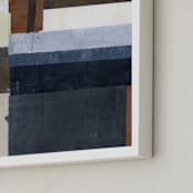 "Maverick" - Art Print in marine by Sara Hicks Malone - Frame Close-up