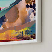"Nature is good 2" - Art Print in Rainbow by Mojca Dolinar - Frame Close-up