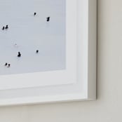 "I Got That Sunshine In My Pocket II" - Art Print in Sea Blue by Summer Strauch - Frame Close-up