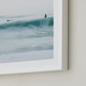 "Hermosa Blue II" - Art Print in water by Mike Sunu - Frame Close-up