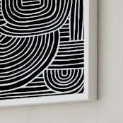 "A Long Ray Around" - Art Print in Night by raven erebus - Frame Close-up