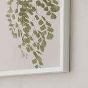 "Softness" - Art Print in Olive branch by Eliane Lamb - Frame Close-up