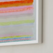 "Inner Light" - Art Print in Vibrant Pastel by HAPI ART - Frame Close-up