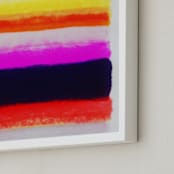 "You Know" - Art Print in Hot Magenta by HAPI ART - Frame Close-up
