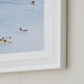 "I Got That Sunshine In My Pocket I" - Art Print in Sea Blue by Summer Strauch - Frame Close-up