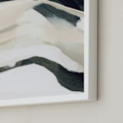 "To Wander I" - Art Print in Charcoal by Melanie Severin - Frame Close-up