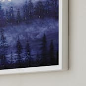 "misty forest" - Art Print in Winter by Katy Abraham - Frame Close-up