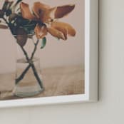 "Magnolia" - Art Print in Sepia by Melinda Denison - Frame Close-up