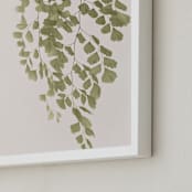 "Softness" - Art Print in Olive branch by Eliane Lamb - Frame Close-up