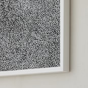 "10,000 Grains" - Art Print in Charcoal by Bryn Wears-Fitipaldi - Frame Close-up