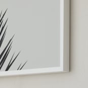 "One" - Art Print in Charcoal by Stacy Cooke - Frame Close-up
