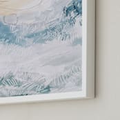 "Sediment No 1" - Art Print in Beige by Kelly Ventura - Frame Close-up
