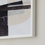 "Last Tuesday" - Art Print in Sand by Jennifer Daily - Frame Close-up