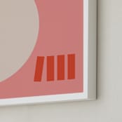 "Giulietta" - Art Print in Olive by Alex Roda - Frame Close-up