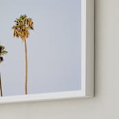 "California Sky" - Art Print in Pastel Blue by Tania Medeiros - Frame Close-up