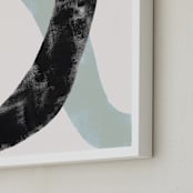 "Alternatives" - Art Print in Classic Mint by Bethania Lima - Frame Close-up