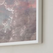 "Candy Sky" - Art Print in Airy Blue by Emanuela Carratoni - Frame Close-up