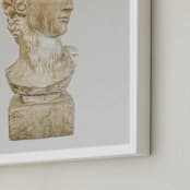 "Classic Cool" - Art Print in Stone by Kelsey Mucci - Frame Close-up